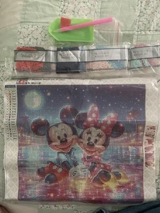 Disney Mickey Minnie Diamond Art Kit New - Picture 1 of 1