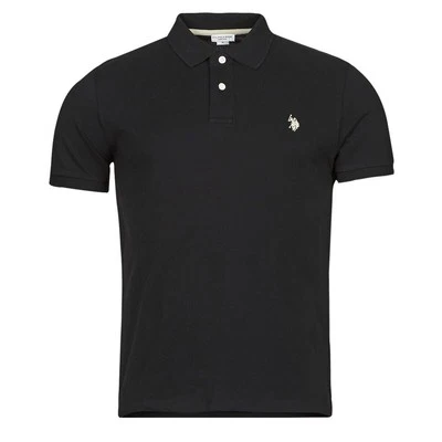 U.S. POLO ASSN. Polo Uomo sport casual logo KING 100% Cotone piquet scelta color - Imagen 1 de 4