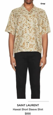 Camisa hawaiana Saint Laurent para hombre. XL $890 Foto 1 de 4