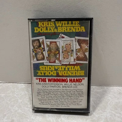 The Winning Hand: Kris, Willie, Dolly & Brenda Cassette Tape - Image 1 of 3