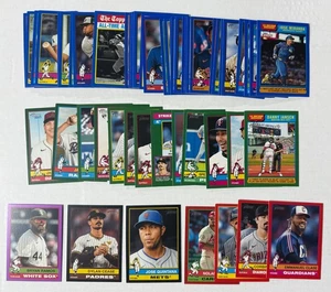 64 2025 Topps Heritage Dark Blue Green Red Black Border Lot w RC NO DUPES - Picture 1 of 1
