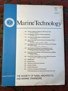 Marine Technology July 1976 Vol 13 No 3 - Picture 1 of 10