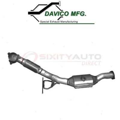 Davico Center Catalytic Converter for 2004-2009 Volvo S60 2.4L 2.5L L5 - jc Foto 1 de 4