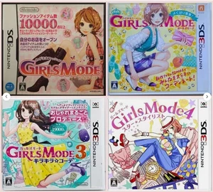 Girls Mode 1 & 2 & 3 & 4 Nintendo Japan Nintendo DS 3DS set of 4 used Japan ver. - Picture 1 of 9