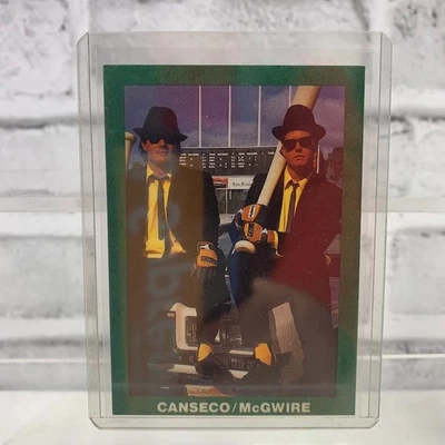 Oakland A's Bash Brothers Mark McGwire Jose Canseco - Image 1 of 2