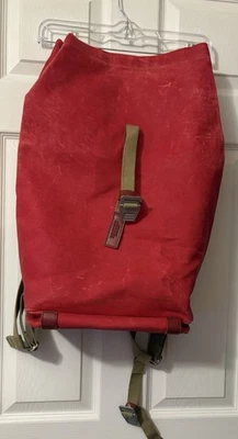 Brooks England Pickwick Tex Nylon Backpack Red - Image 1 of 4