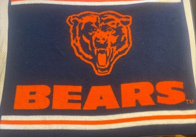 Chicago Bears NFL Fútbol Biederlack Reversible Estadio Manta 44x56 Foto 1 de 4
