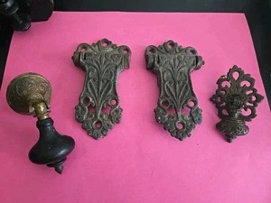 Set Of 4 ANTIQUE VINTAGE  VICTORIAN FURNITURE Hardware PULLS Handles - Picture 1 of 5