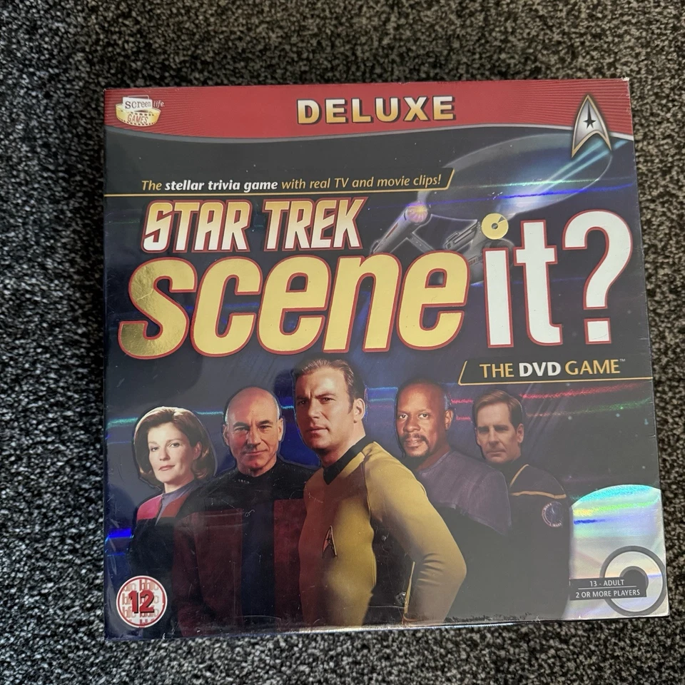 Star Trek Scene It DVD Game - Startrek Deluxe Edition TV Trivia Movie NEW SEALED - Image 1 of 4