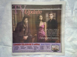 2010 THE VAMPIRE DIARIES TV UPDATE Ian Somerhalder,Nina Dobrev,Paul Wesley - Picture 1 of 3
