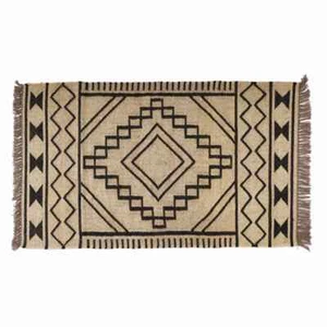 Runner Ethnic Kilim Carpet Large Wool Jute Area Rug Kilim Flat Woven Rug - Picture 1 of 6