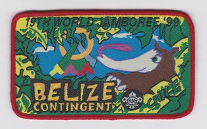 Parche contingente World Scout Jamboree 1999 Scouts de Belice - Imagen 1 de 2