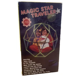 Magic Star Traveler VHS Volume 1 Jerry Lane & Puppets Kids Sci-Fi Puffins - Imagen 1 de 6