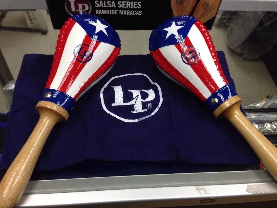 Latin Percussion LP393PR Matador Puerto Rican Flag Maracas