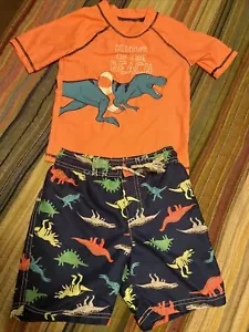 Boys Carter Swimming Shirt And Swimming Shorts Size 5T UGC - Picture 1 of 8