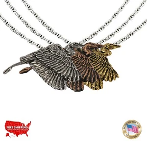 Kreative Zinn Designs großer blauer Reiher fliegender Vogel Halskette & Anhänger, B072PEN - Bild 1 von 5