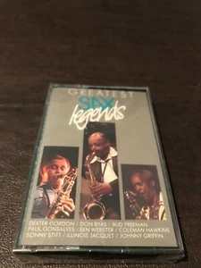 FACTORY SEALED CASSETTE THE GREATEST SAX LEGENDS - Picture 1 of 2