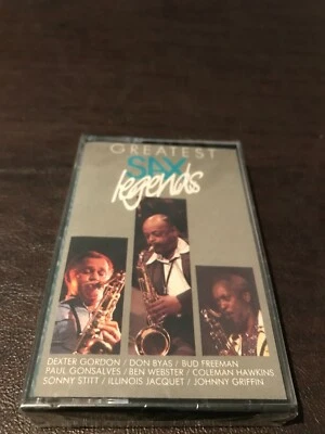 FACTORY SEALED CASSETTE THE GREATEST SAX LEGENDS - Image 1 of 2