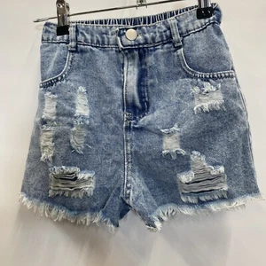 Shein Denim Shorts Girls Size 9Y - Free Shipping - Picture 1 of 6
