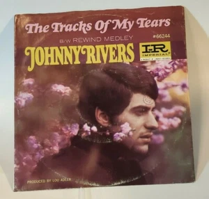 Johnny Rivers TRACKS OF MY TEARS (EP ROCK N ROLL 45/PS) #66244 PLAYS VG+ TO VG++ - Picture 1 of 6