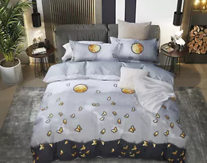 Butterfly Super King Size Bed Duvet/Doona/Quilt Cover & Pillowcases Set New M422 - Picture 1 of 2