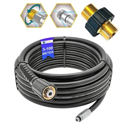 M&M SMARTEK® Tubo pulizia tubi pulitore tubi pulitore scarico ratto canale 160 bar + adattatore