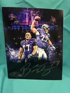 Bradley Bozeman Autographed 8x10 Baltimore Ravens