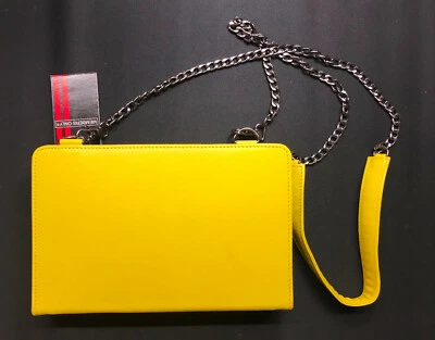 Cartera de cuero genuino solo para miembros con cadena con cambio a presión NUEVO Foto 1 de 4