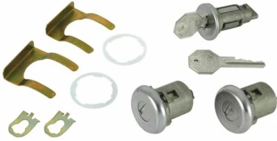 Juego de cerradura de encendido y puerta para 1966 GTO Lemans 442 Chevelle Nova Skylark Impala Foto 1 de 3