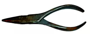 Vintage 6" Needle Nose Pliers Forged Steel Handles USA - Picture 1 of 3