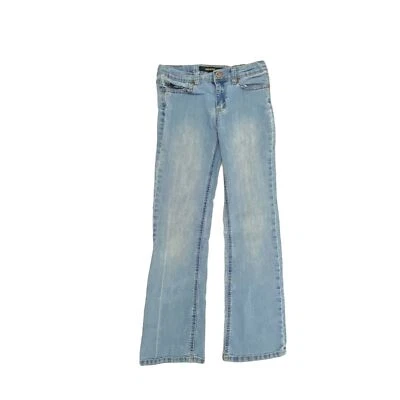Jeans de mezclilla azul lavado claro Jordache Bootcut para niñas talla 12 Foto 1 de 4