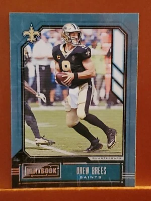 2020 Panini Playbook #84 Drew Brees SAINTS  - Image 1 of 2
