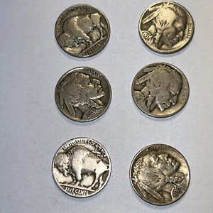 Duffy’s 6 kool mix date/mm buffalo 5c, fast ship & fun- full dates! $3.99AUCTION - Bild 1 von 4