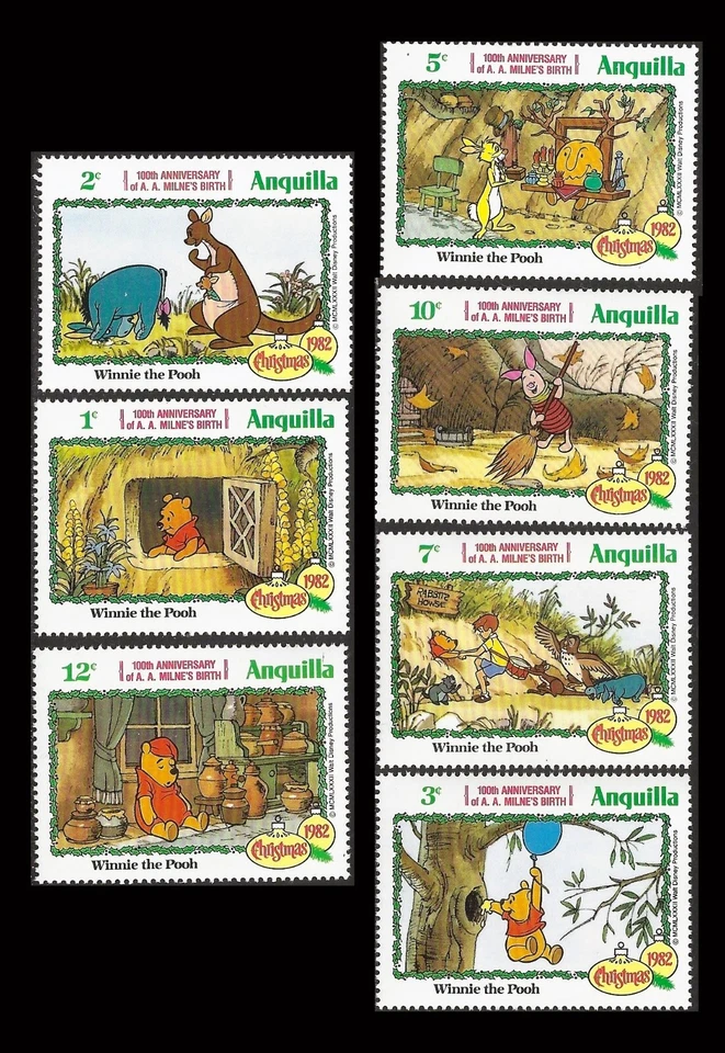 ANGUILLA. Scenes from Walt Disney's. 1982, Scott 511-517. MNH - Image 1 of 1