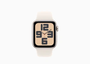 Apple Watch SE 2a Gen. Cassa in Alluminio 40mm con Cinturino Sport S/M - Starlight (GPS) - Foto 1 di 6