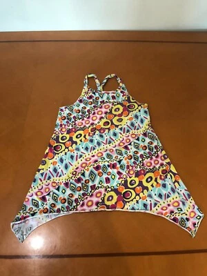 Camiseta sin mangas elástica multicolor rosa Havengirl para niñas y niños talla pequeña 7-8 algodón Foto 1 de 4