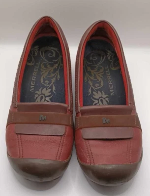 Merrell Veranda Slip on Brown Leather Loafers Size 8 M - Image 1 of 4