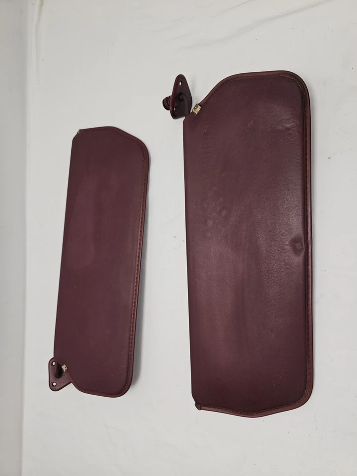 73-87 Chevrolet GMC Squarebody Driver Passenger Sun Visor Visors Set MAROON  - Image 1 of 4