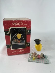 ADORABLE ENESCO WARMEST WISHES 565032 ORNAMENT MOUSE LIGHT BULB - Picture 1 of 8