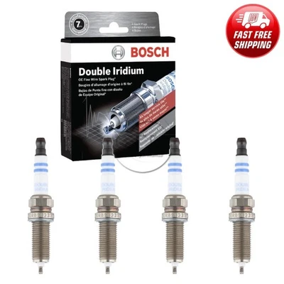 Genuine BOSCH OE Fine Double Iridium Spark Plug 4PCS for Lexus/ Toyota L4 - Image 1 of 4