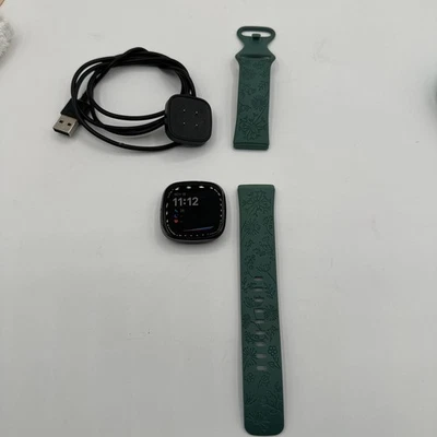 Pre-owned! Great! Fitbit Sense FB512 Advanced Health Smartwatch Teal/ Green/blue - Image 1 of 4