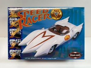 VTG. 2000 POLAR LIGHTS 1:25 SCALE " SPEED RACER " MACH V PLASTIC MODEL KIT #6700 - Picture 1 of 6
