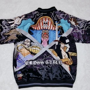 One Piece Cross Guild Reversible Sukajan Jacket Karakuri Tamashii Embroidered - Picture 1 of 16
