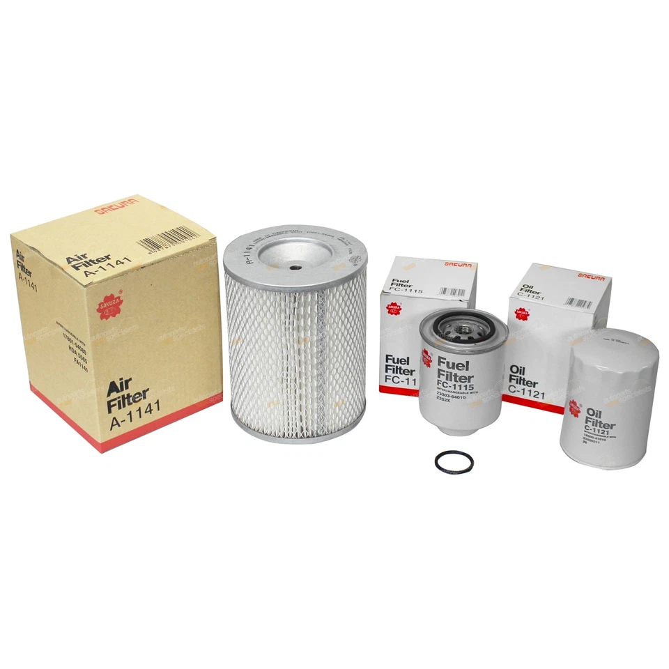 Air Oil Fuel Filter Kit for Hilux 4Runner LN56 LN61 LN65 2.4L 4cyl 2L 1983~89 - image 1 of 1