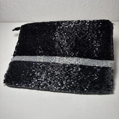Neiman Marcus Beaded Clutch Coin Purse - Image 1 of 4