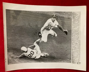 Frank Robinson Original 1957 Cincinnati Reds Redlegs AP Draht Presse Draht Foto - Bild 1 von 8