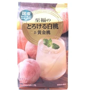 Nittoh Tea Peach Melty White Peach&Golden Peach Teesticks 8 Sticks日東紅茶白桃和黄金桃水果茶 - Bild 1 von 3