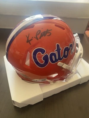 🔥Kyle Pitts Autographed Signed Florida Gators Mini Helmet, Beckett COA 🏈 - Image 1 of 4