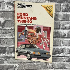New Vintage Chilton Ford Mustang 1989-1992 Repair Manual 8299 Paperback - Picture 1 of 3