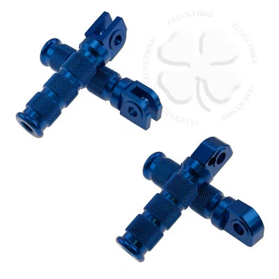 Conjunto de peg esportivo dianteiro traseiro azul para Yamaha YZF R1 R6 kit piloto passageiro - Imagem 1 de 3